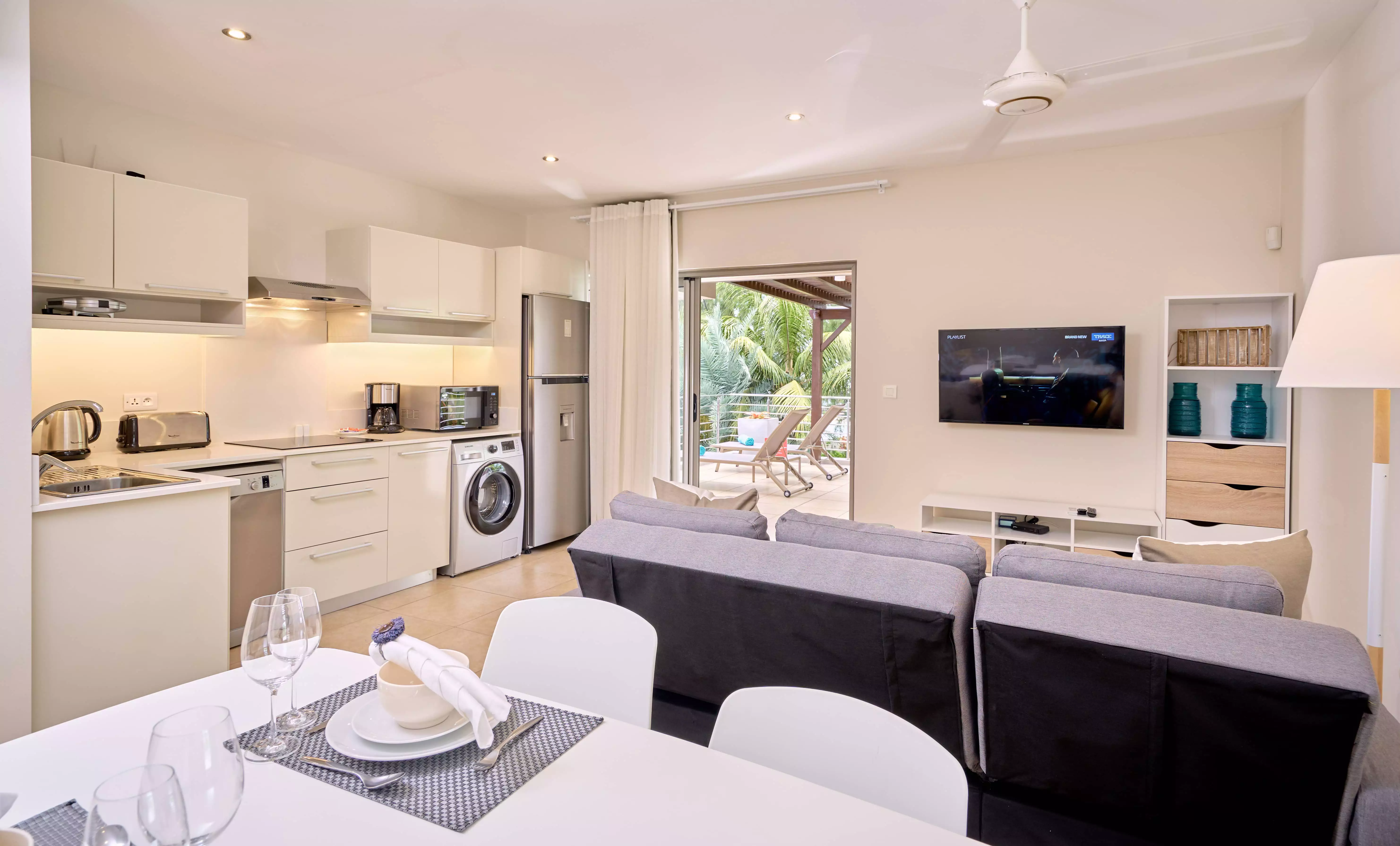 Bon Azur - 1 Bedroom Penthouse Living Area.webp