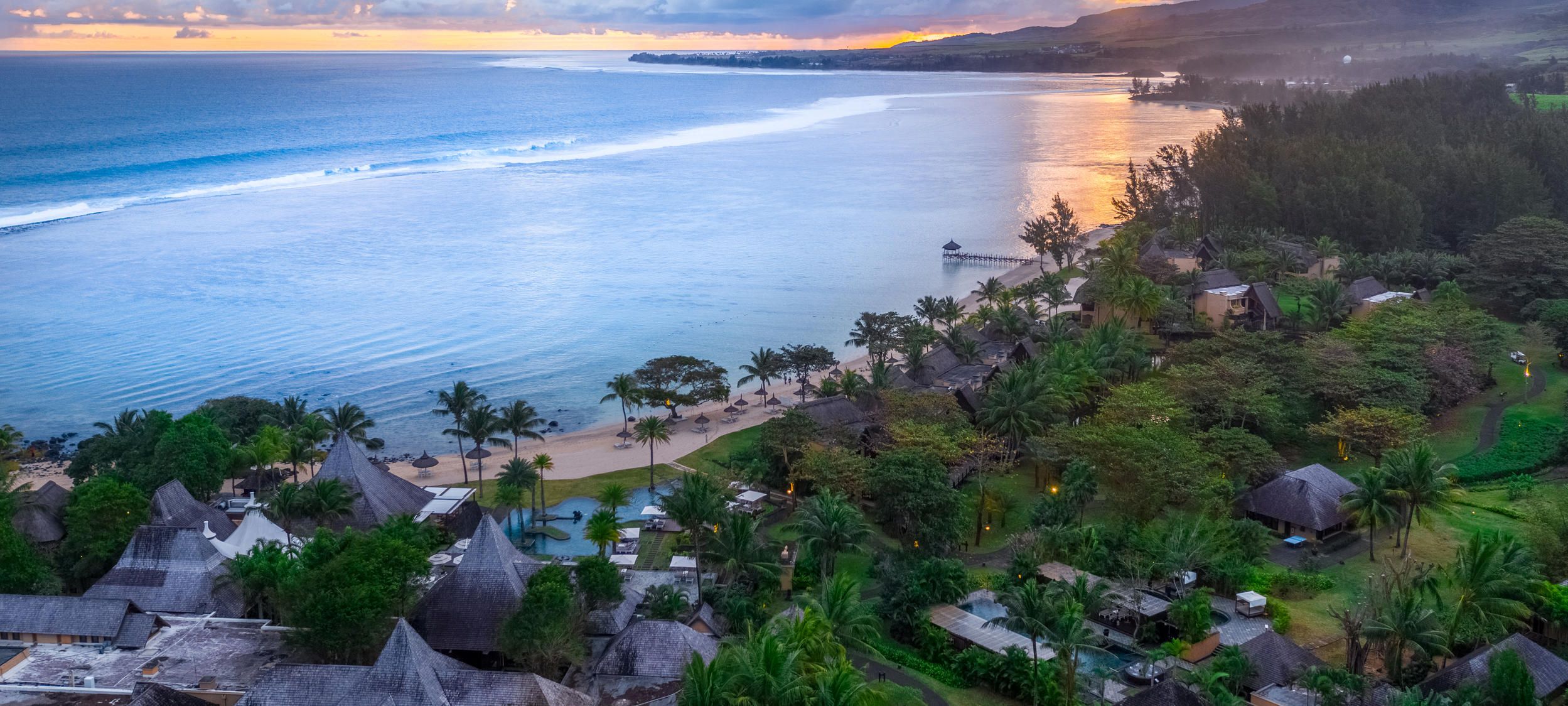 Shanti Maurice_Aerial Resort Picture at sunset overlooking the Ocean_05.11.20.jpg
