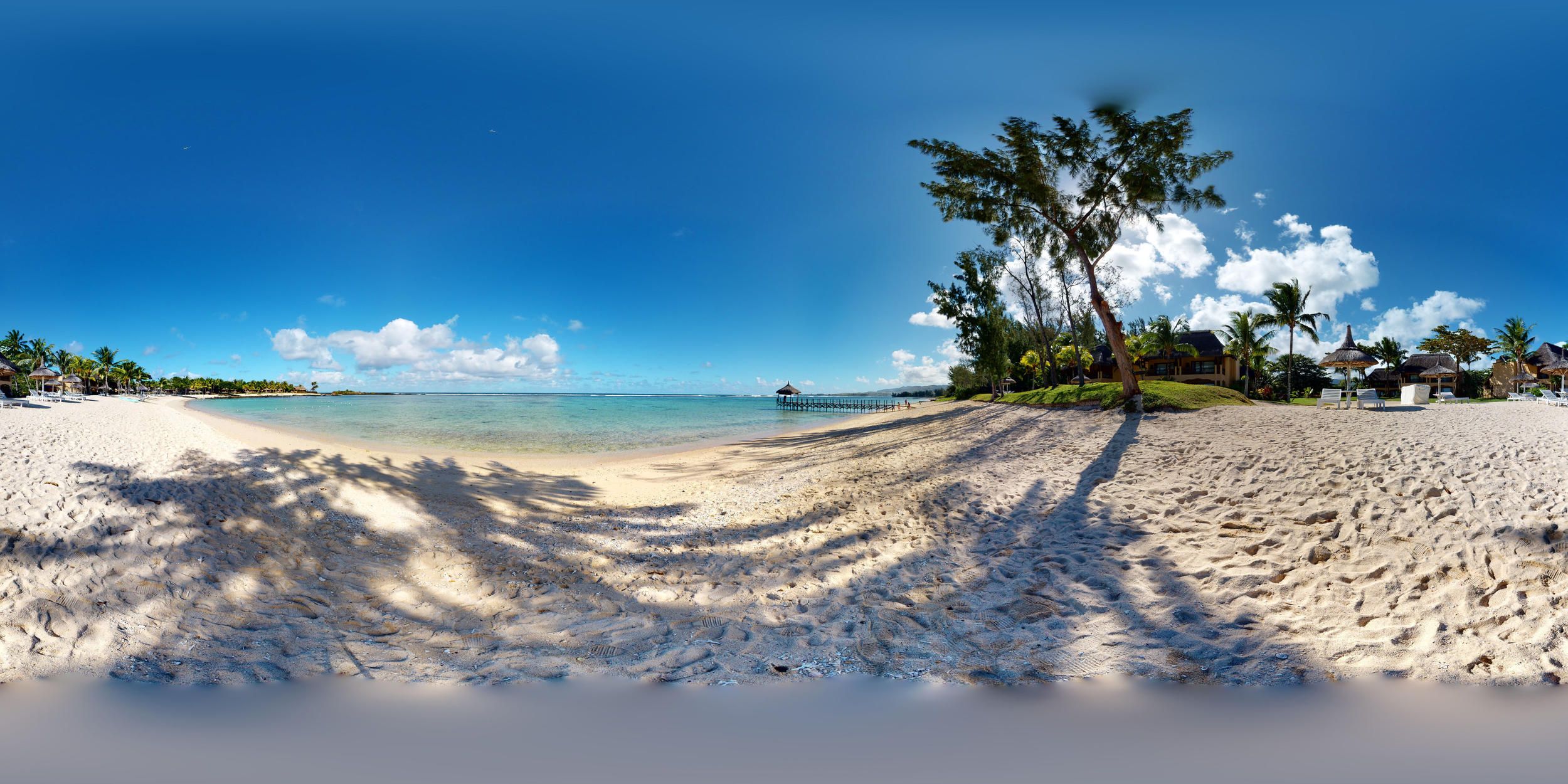 Shanti Maurice Resort and Spa - Beach and sea view.jpg